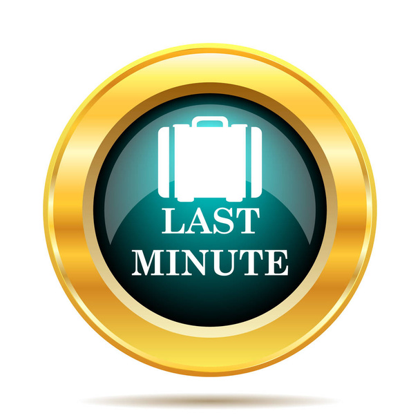 Last minute ikona. Internet tlačítko na bílém pozadí - Fotografie, Obrázek