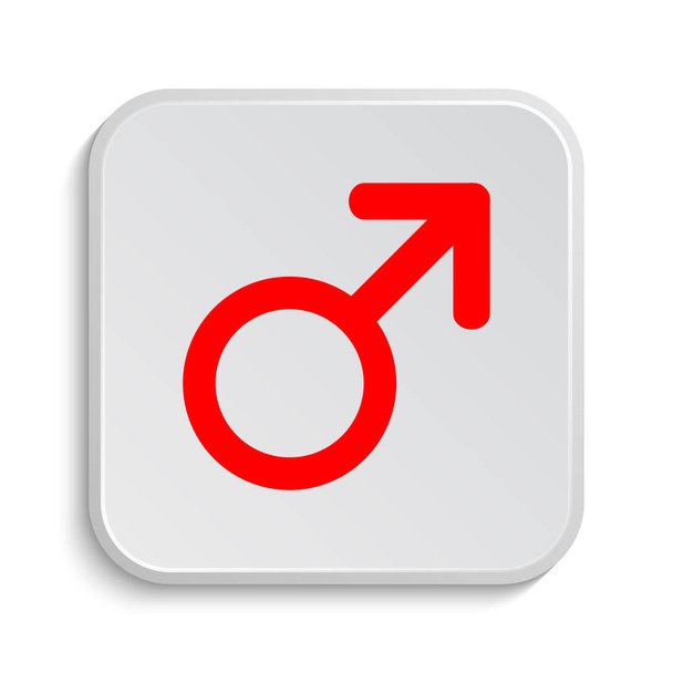 Znak mužského pohlaví ikona - Fotografie, Obrázek