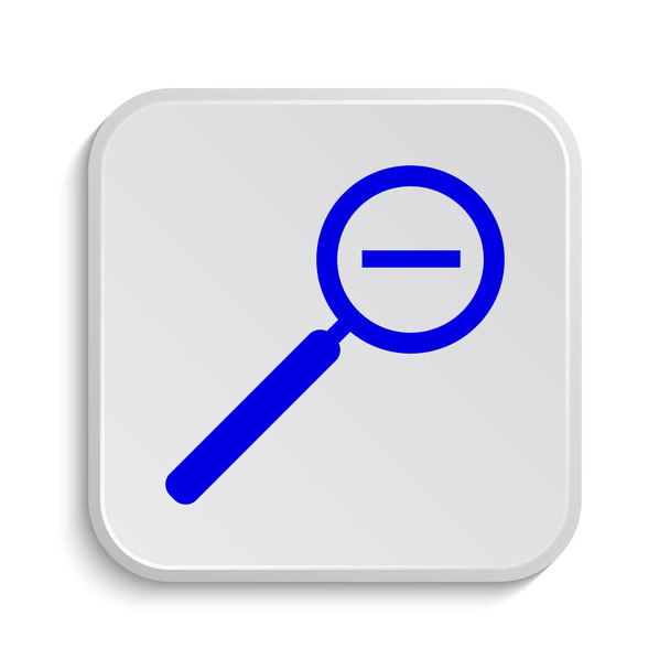 Zoom out icon. Internet button on white background - Photo, Image
