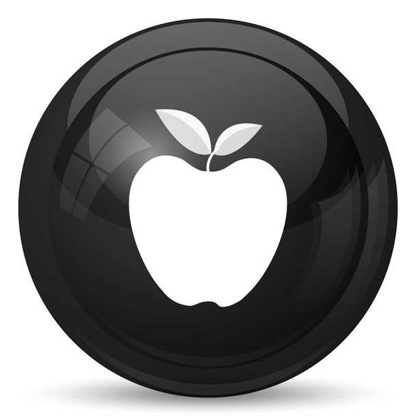 Apple-symbool. Internet knop op witte achtergrond - Foto, afbeelding