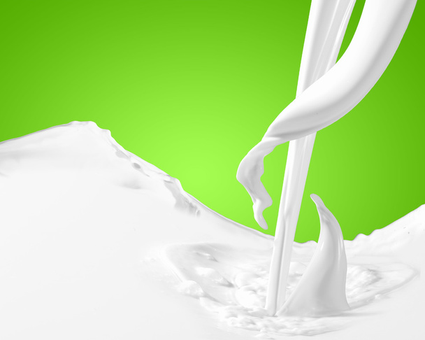 Image of milk splashes - Zdjęcie, obraz