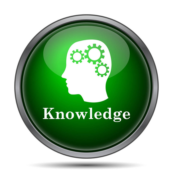 Knowledge icon. Internet button on white background - Foto, immagini