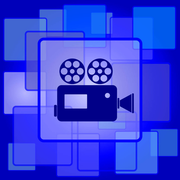 Icono de cámara de vídeo
 - Vector, imagen