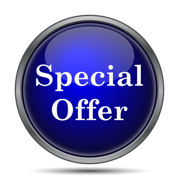 Special offer icon. Internet button on white background - Photo, Image