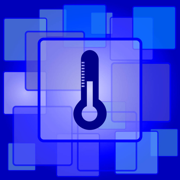 thermometer pictogram - Vector, afbeelding