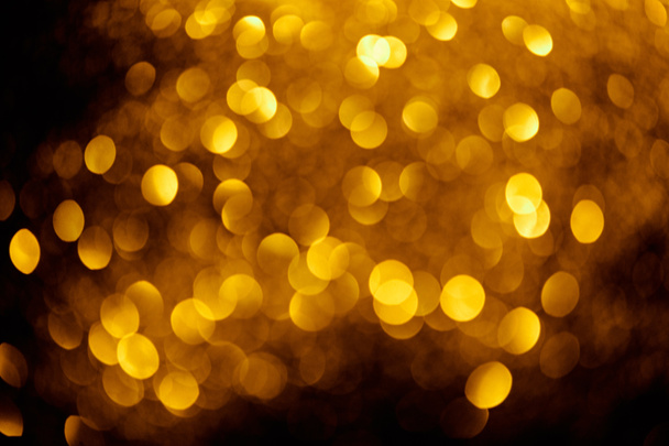 абстрактный фон с размытым золотым светящимся декором
 - Фото, изображение