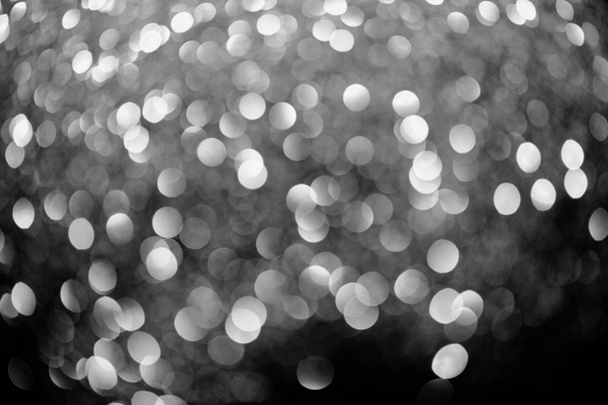 abstract shiny silver bokeh background - Photo, image