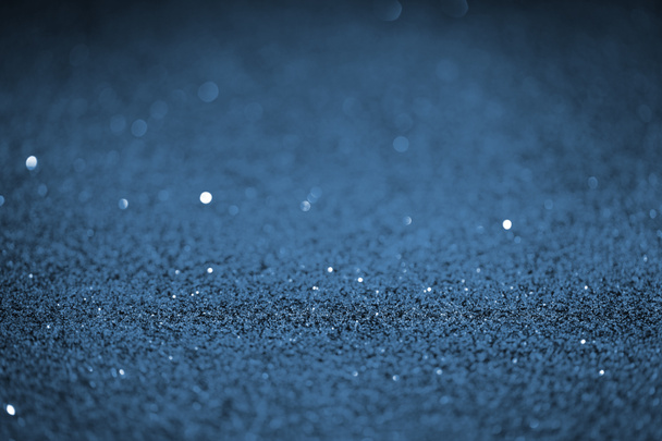 abstract blue glitter and blurred background - Zdjęcie, obraz