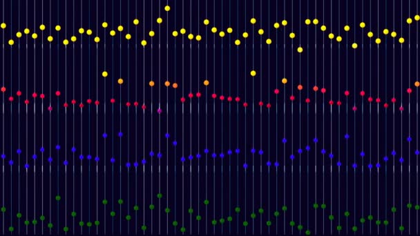 Animazione astratta della visualizzazione grafica dei processi ondulatori con renderizzatore di computer a cerchio separato 4k
 - Filmati, video