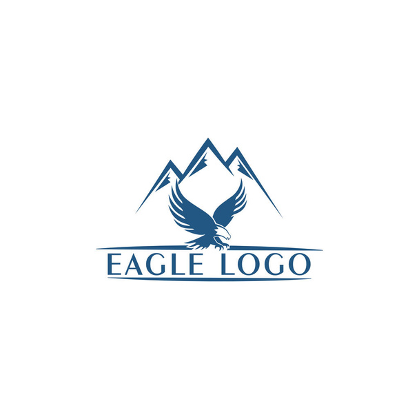 Eagle vektor logo ikonra koncepció illusztráció. Madár embléma. Sas logó. Absztrakt logo Design elem. Sas madár tervezősablon. - Fotó, kép