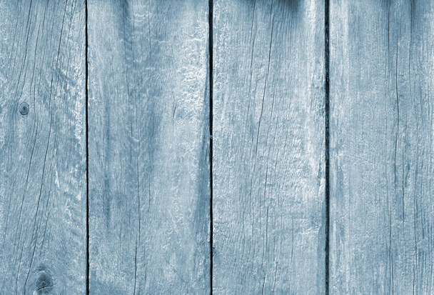 Light blue wood texture. Light blue wood background. Abstract background and texture for designers. Texture of vintage handmade planking . Rustic table. - Photo, Image