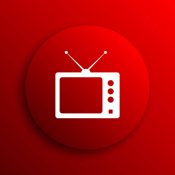 Retro tv icoon - Foto, afbeelding