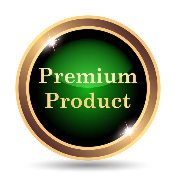 Prémium termék ikonra. Internet gomb fehér háttér - Fotó, kép