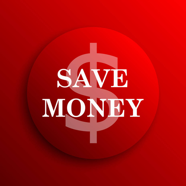 Sparen Sie Geld. Internet-Taste auf weißem Hintergrund - Foto, Bild