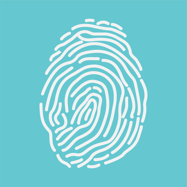 Touch ID. Sistema de escaneo para identificación por huella digital. Ilustración vectorial
 - Vector, Imagen