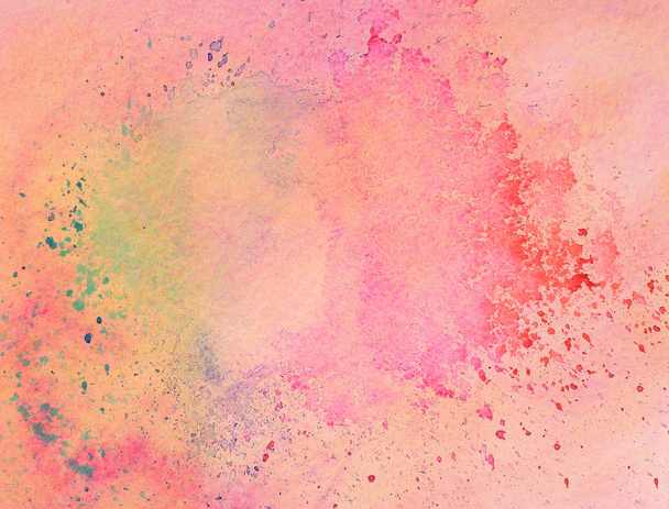 Abstract watercolor background painting - Photo, image