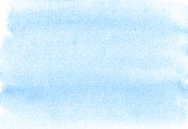 Синий абстрактный акварельный фон с тонкой гранжевой текстурой
 - Фото, изображение