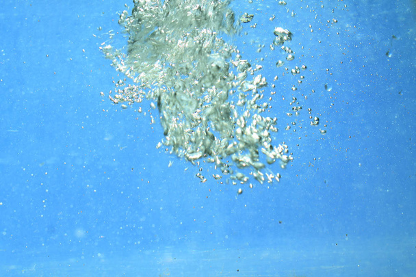 zoet water met bubbles textuur achtergrond - Foto, afbeelding
