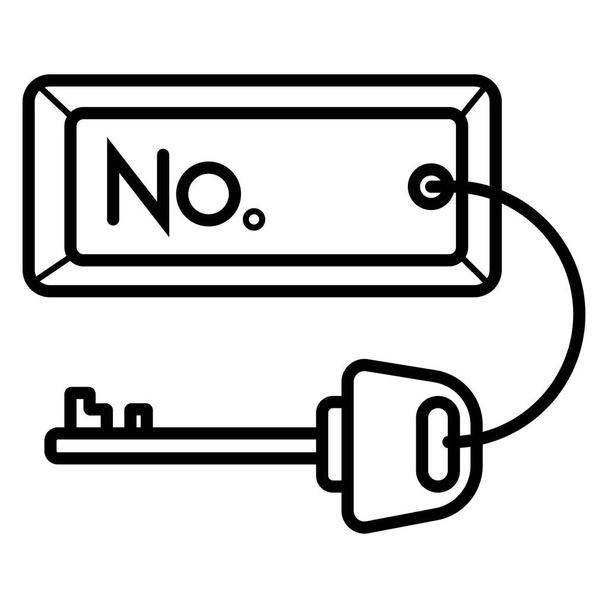 ícone chave, ilustração vetorial
 - Vetor, Imagem