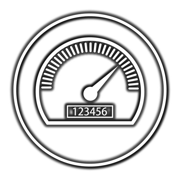ikona prędkościomierza - Zdjęcie, obraz