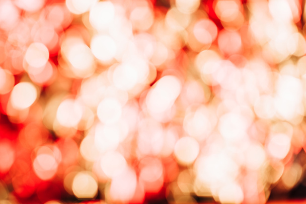 beautiful defocused abstract golden and red bokeh background   - Foto, Imagem