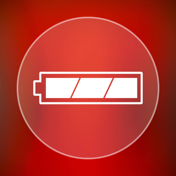 Fully charged battery icon - Zdjęcie, obraz
