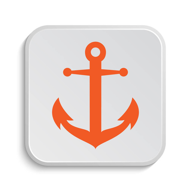 Anchor icon. Internet button on white background - Valokuva, kuva