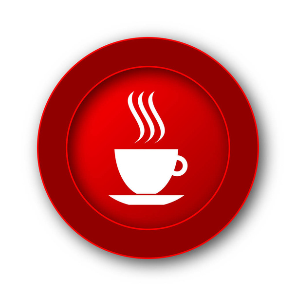 cup icon. Internet button on white background. - Photo, Image
