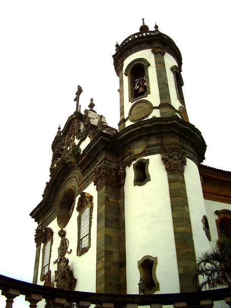 La magnifique église Igreja Sao Francisco de Assis Saint François d'Assis à Sao Jose Del Rei, Minas Gerais, Brésil
 - Photo, image