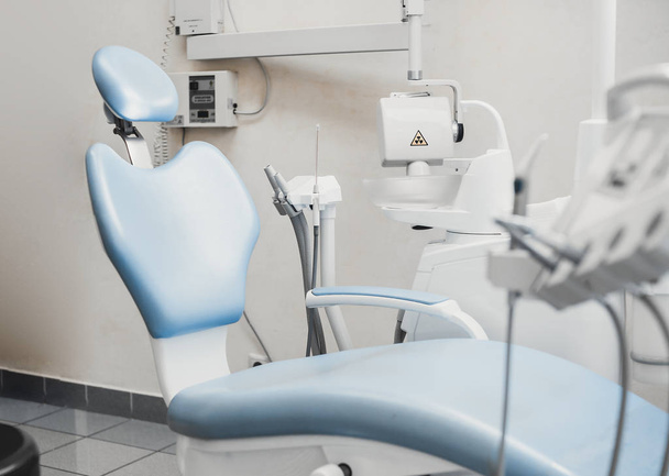 Dental set, dental equipment and dental instruments, dental unit tips. - Фото, зображення