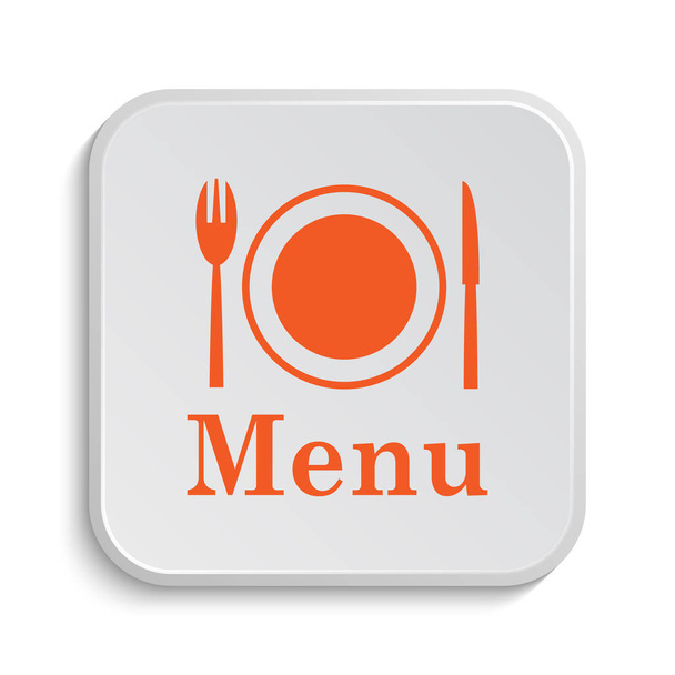 Icona del menu. Pulsante Internet su sfondo bianco
 - Foto, immagini
