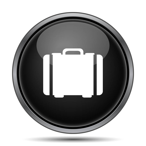 Icône de valise. Bouton Internet sur fond blanc
 - Photo, image