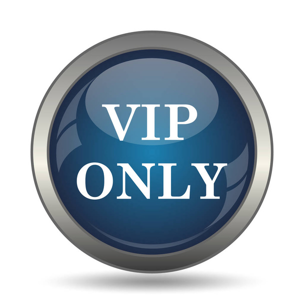 Unica icona VIP. Pulsante Internet su sfondo bianco
 - Foto, immagini