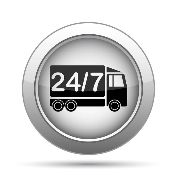 24 7 icono de camión de entrega
 - Foto, Imagen
