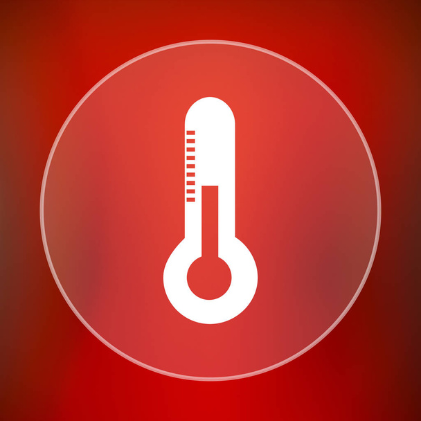 thermometer pictogram - Foto, afbeelding