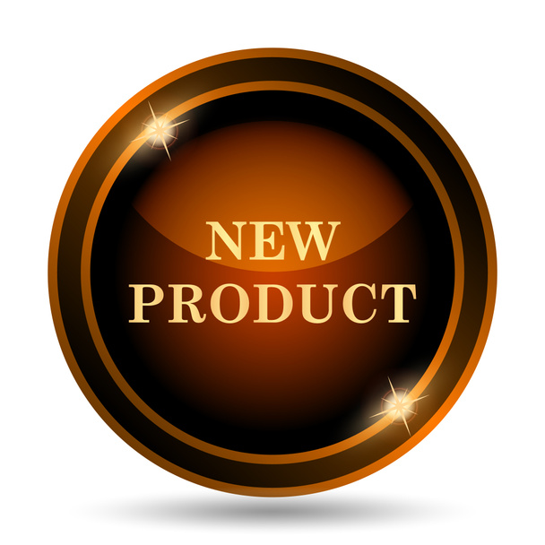Új termék ikon. Internet gomb fehér háttér - Fotó, kép
