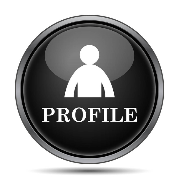 Icono del perfil. Botón de Internet sobre fondo blanco
 - Foto, imagen