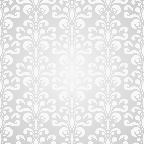 Vector Seamless Floral Wallpaper Pattern - Vector, Image