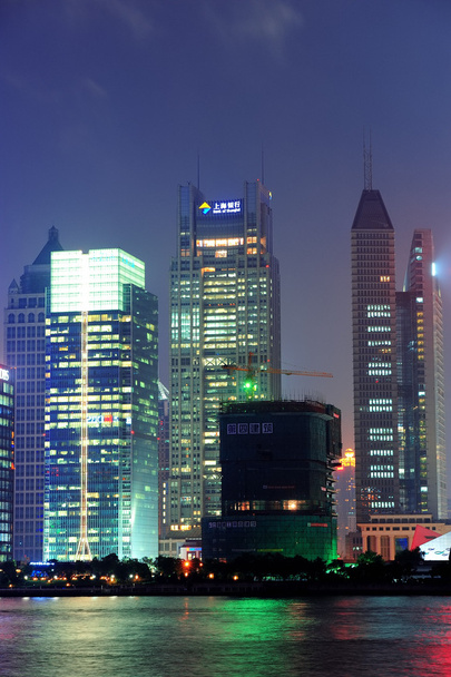 Shanghai por la noche
 - Foto, Imagen