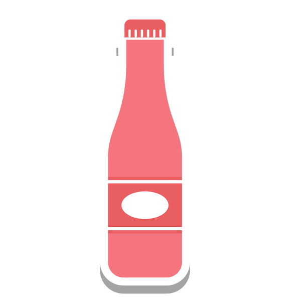 Bottle Isolated Vector Icon editable - Vector, Image