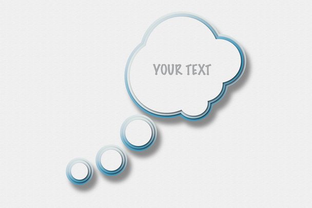 Speech Cloud - Διάνυσμα, εικόνα
