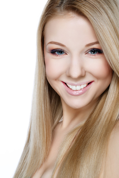 Beautiful young smiling blonde - Photo, image
