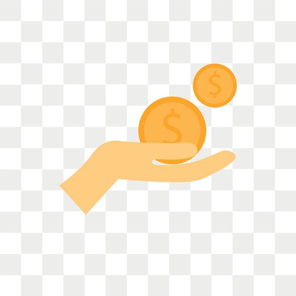 Icono de vector de pobreza aislado sobre fondo transparente, concepto de logotipo de pobreza
 - Vector, imagen