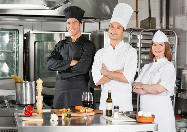 Chefs Standing With Arms Crossed - Valokuva, kuva
