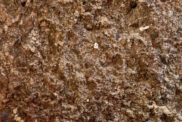 vue rapprochée de la vieille texture murale brune altérée
 - Photo, image
