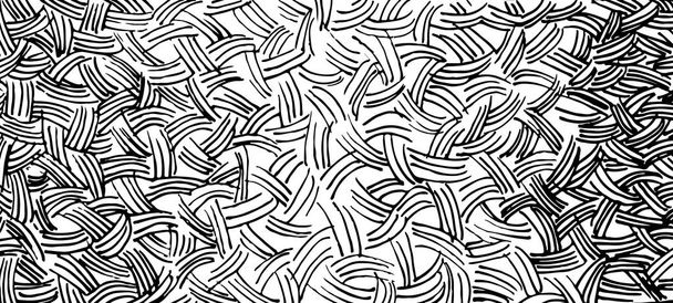 Hand getrokken grafisch patroon. Doodle patroon. Inkt tekenen. Hand gemaakt achtergrond. Vectorillustratie - Vector, afbeelding