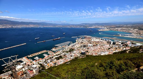 Tankers waiting to come alongise in Gibralter - Photo, Image