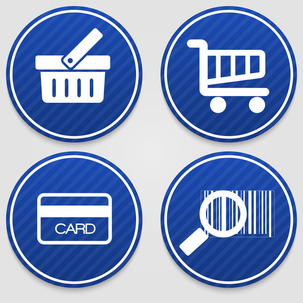 Shopping icons,  vector illustration  - Vector, Image