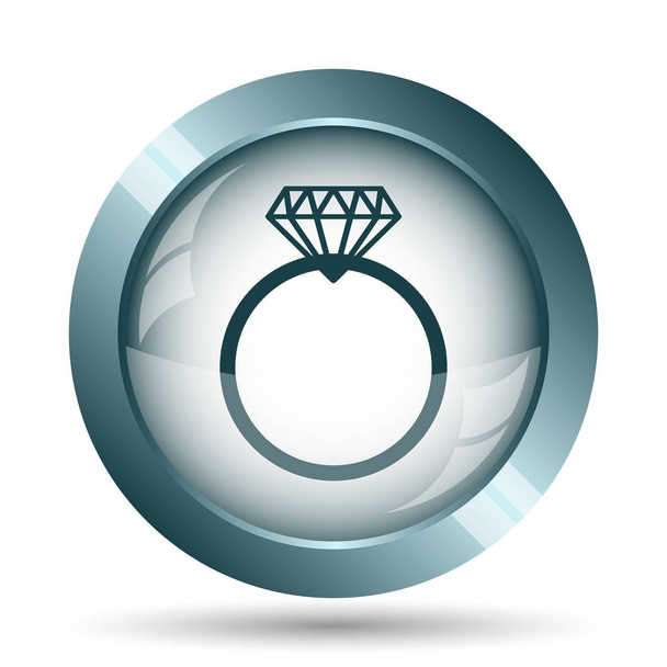 gyémánt gyűrű ikon - Fotó, kép