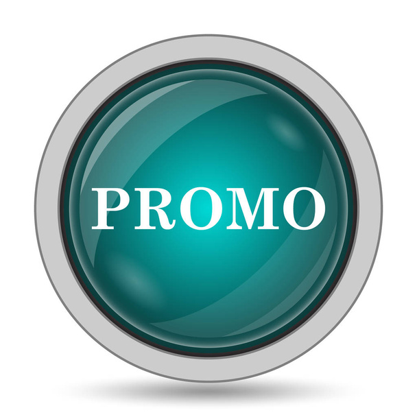 Promo-Symbol, Website-Taste auf weißem Hintergrund - Foto, Bild